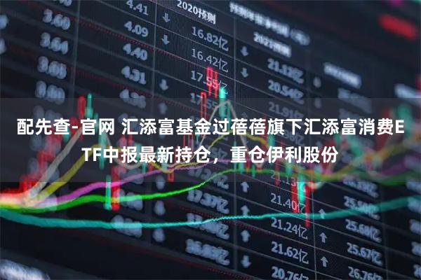 配先查-官网 汇添富基金过蓓蓓旗下汇添富消费ETF中报最新持仓，重仓伊利股份