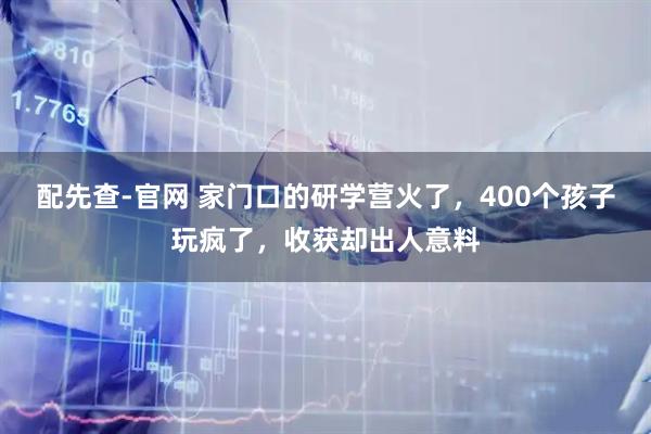 配先查-官网 家门口的研学营火了，400个孩子玩疯了，收获却出人意料