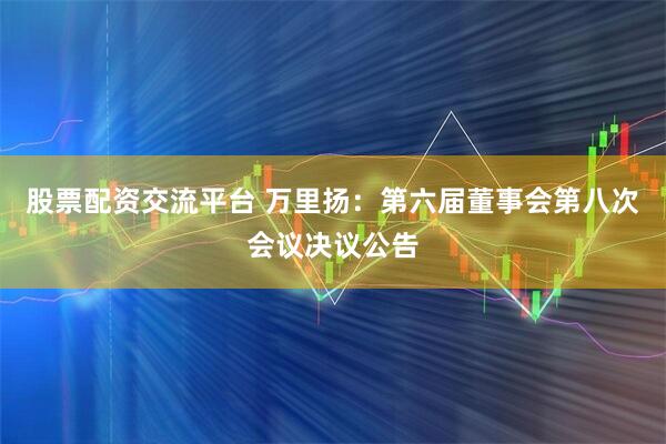 股票配资交流平台 万里扬：第六届董事会第八次会议决议公告